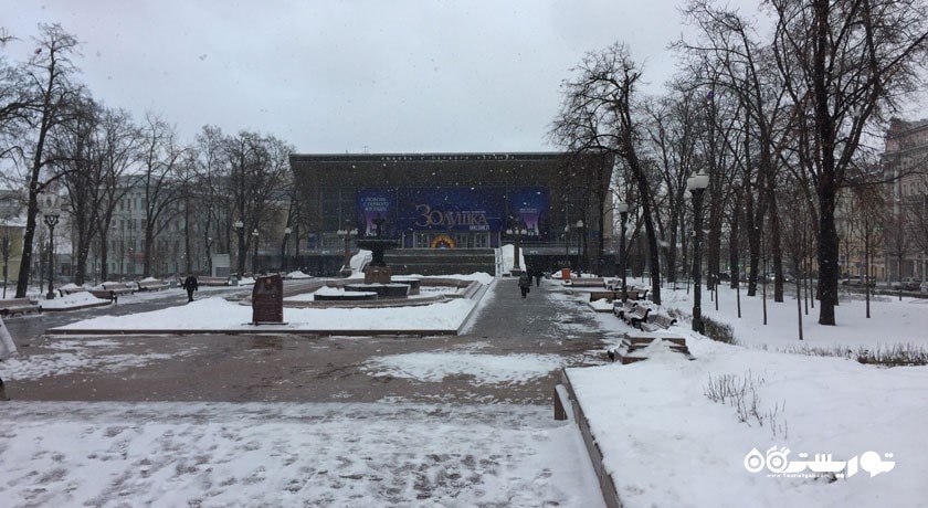  میدان پوشکین شهر روسیه کشور مسکو