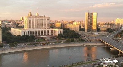  کاخ سفید مسکو (وایت هاوس) شهر روسیه کشور مسکو