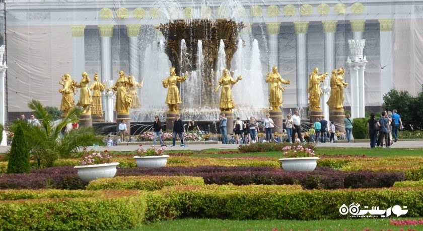  آبنمای دروژبانارودوف شهر روسیه کشور مسکو