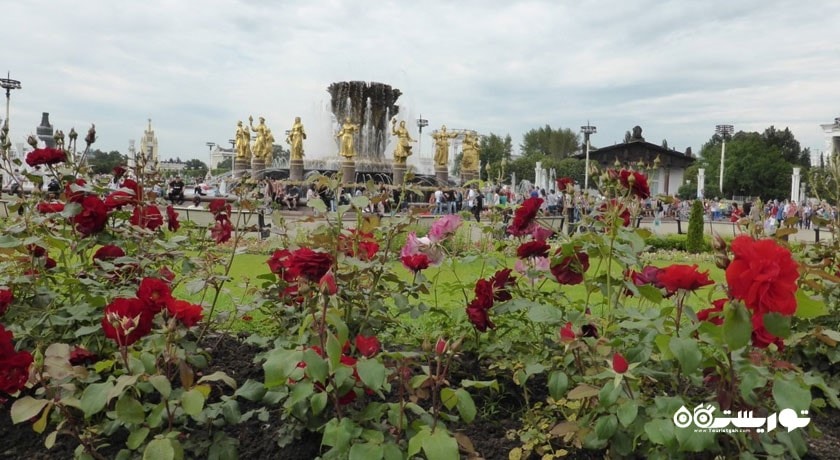  آبنمای دروژبانارودوف شهر روسیه کشور مسکو