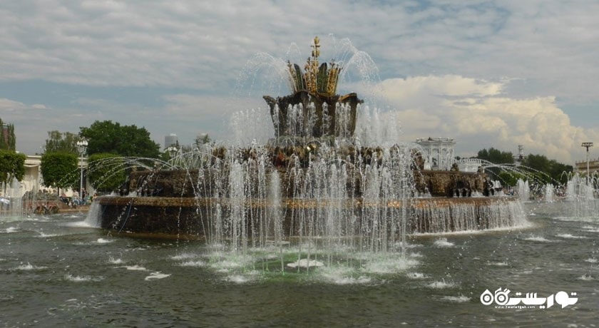  آبنمای دروژبانارودوف شهر روسیه کشور مسکو