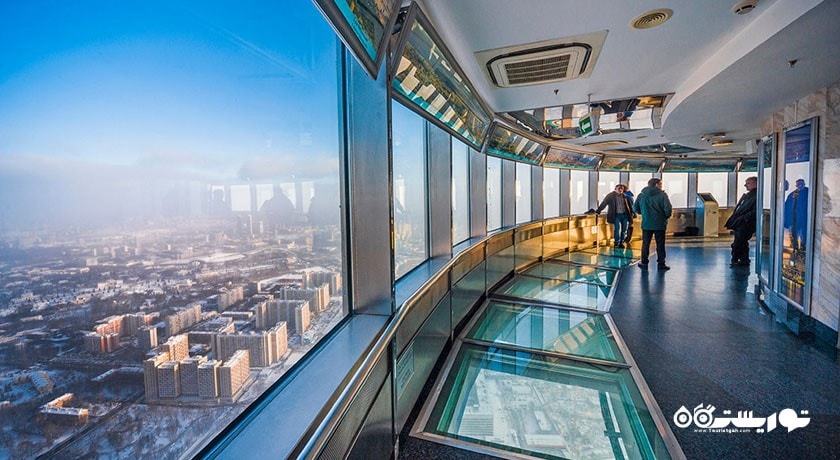  برج اوستانکینو شهر روسیه کشور مسکو