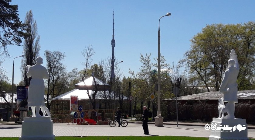  برج اوستانکینو شهر روسیه کشور مسکو