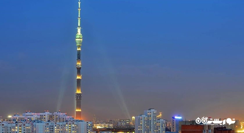  برج اوستانکینو شهر روسیه کشور مسکو