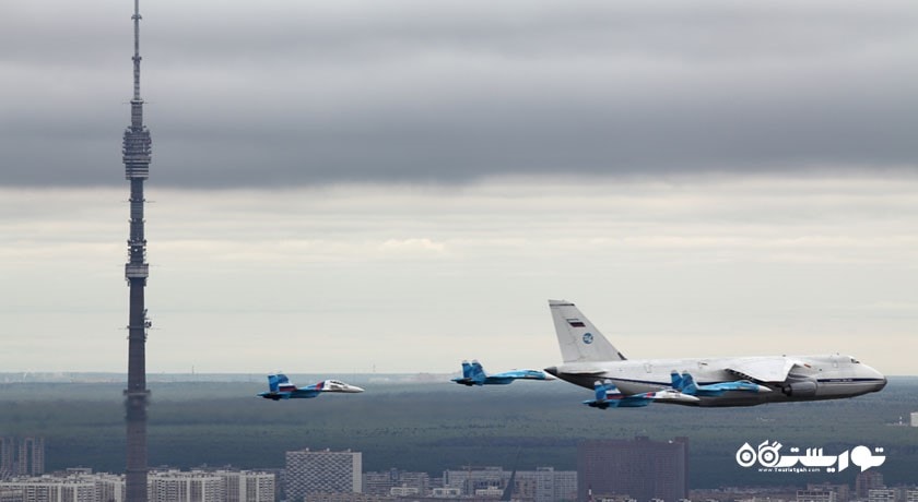  برج اوستانکینو شهر روسیه کشور مسکو