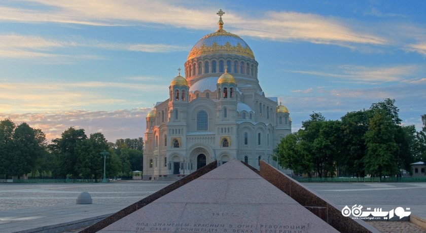  کلیسای جامع نیروی دریایی سنت نیکلاس شهر روسیه کشور سن پترزبورگ
