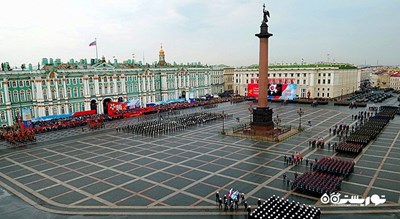  میدان کاخ شهر روسیه کشور سن پترزبورگ