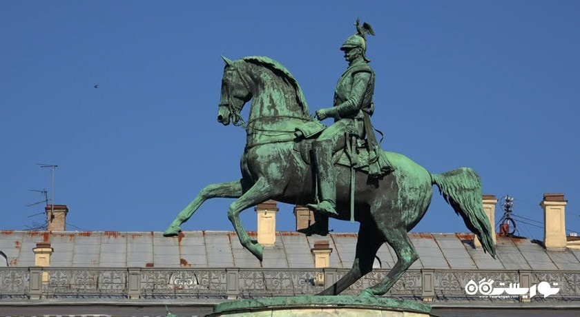  تندیس نیکولای اول شهر روسیه کشور سن پترزبورگ