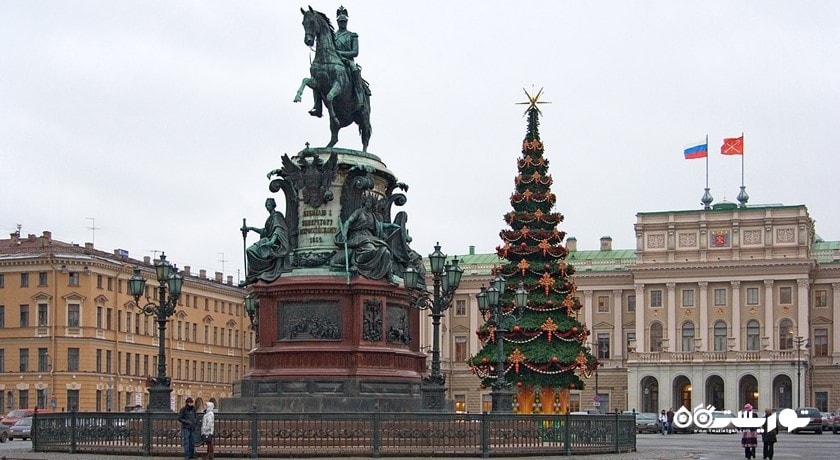  تندیس نیکولای اول شهر روسیه کشور سن پترزبورگ