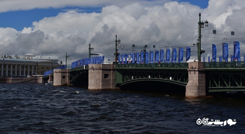  پل کاخ شهر روسیه کشور سن پترزبورگ