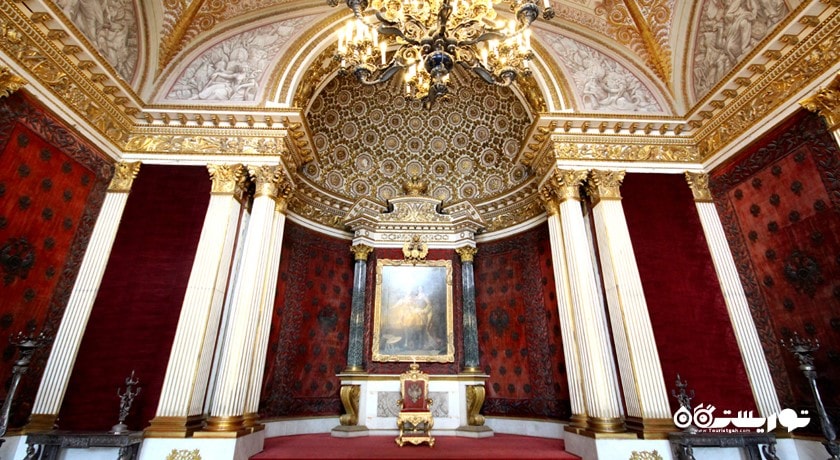  موزه دولتی ارمیتاژ یا هرمیتاژ شهر روسیه کشور سن پترزبورگ