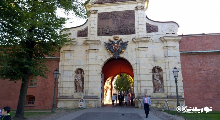  قلعه پیتر و پل و موزه تاریخی سن پترزبورگ شهر روسیه کشور سن پترزبورگ