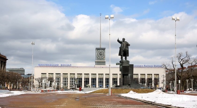  میدان لنین شهر روسیه کشور سن پترزبورگ