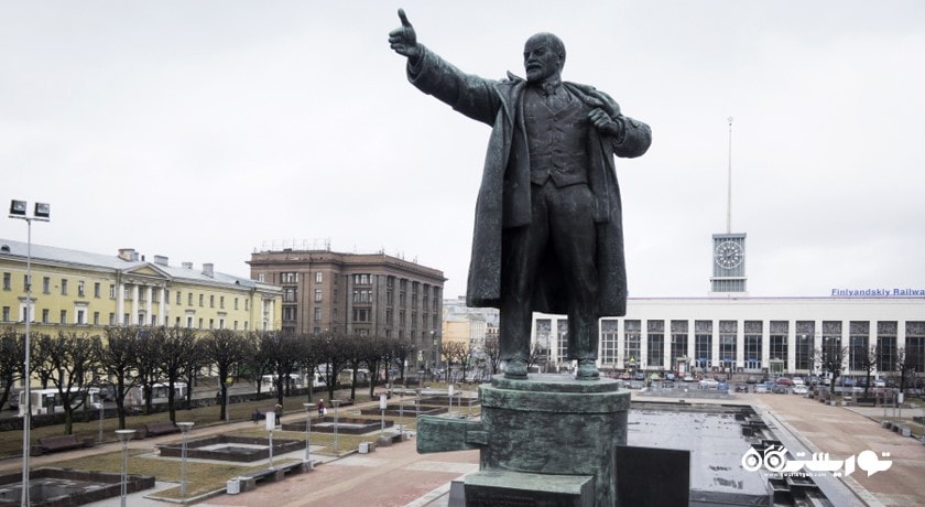  میدان لنین شهر روسیه کشور سن پترزبورگ