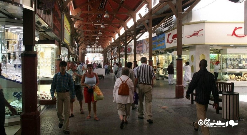 مرکز خرید بازار طلای دبی شهر امارات متحده عربی کشور دبی