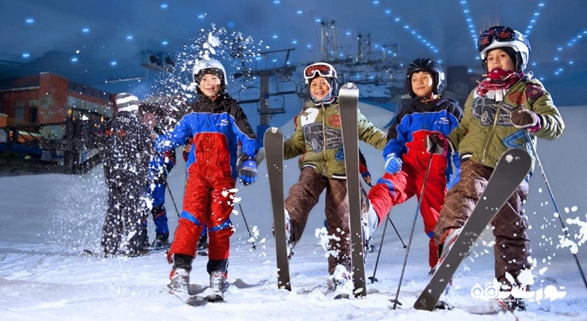 سرگرمی اسکی دبی شهر امارات متحده عربی کشور دبی