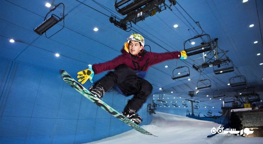 سرگرمی اسکی دبی شهر امارات متحده عربی کشور دبی