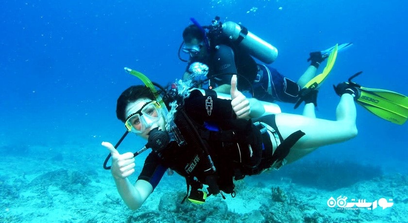 سرگرمی غواصی در دبی شهر امارات متحده عربی کشور دبی