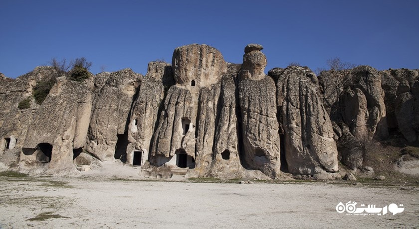  شهر سنگی باستانی کلیسترا شهر ترکیه کشور قونیه