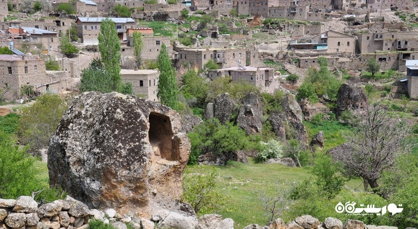  شهر سنگی باستانی کلیسترا شهر ترکیه کشور قونیه