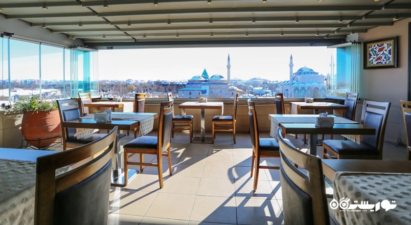 چشم انداز زیبای رستوران هتل