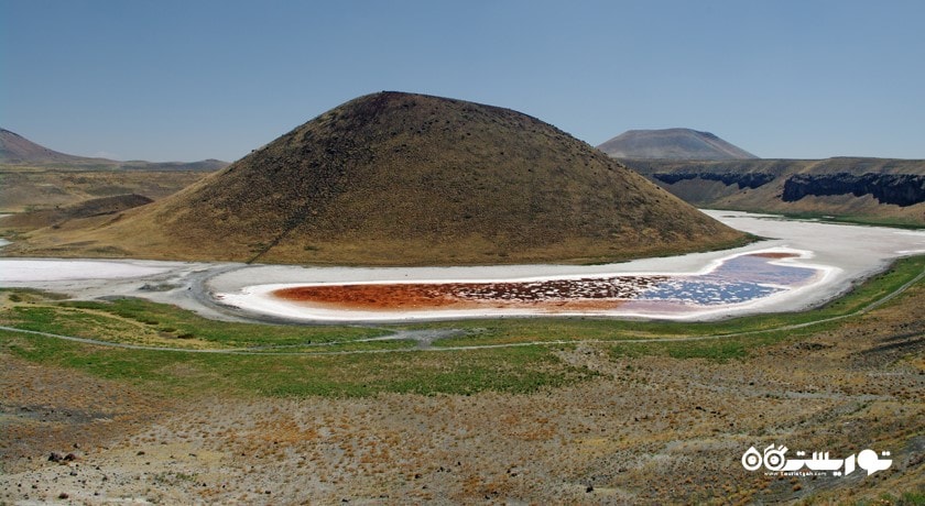 سرگرمی دریاچه دهانه آتشفشان مکه شهر ترکیه کشور قونیه