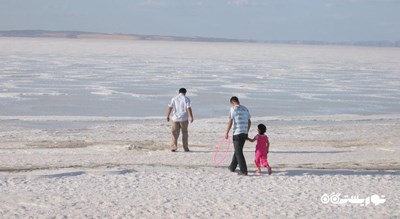سرگرمی دریاچه نمک قونیه شهر ترکیه کشور قونیه