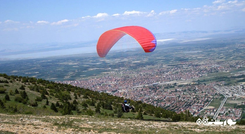 سرگرمی پاراگلایدر سواری قونیه شهر ترکیه کشور قونیه