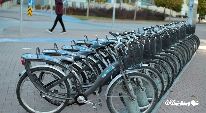سرگرمی دوچرخه سواری در قونیه شهر ترکیه کشور قونیه
