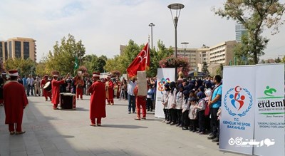 سرگرمی نمایش گروه نظامی مهتر (نمایش مهتر) شهر ترکیه کشور قونیه