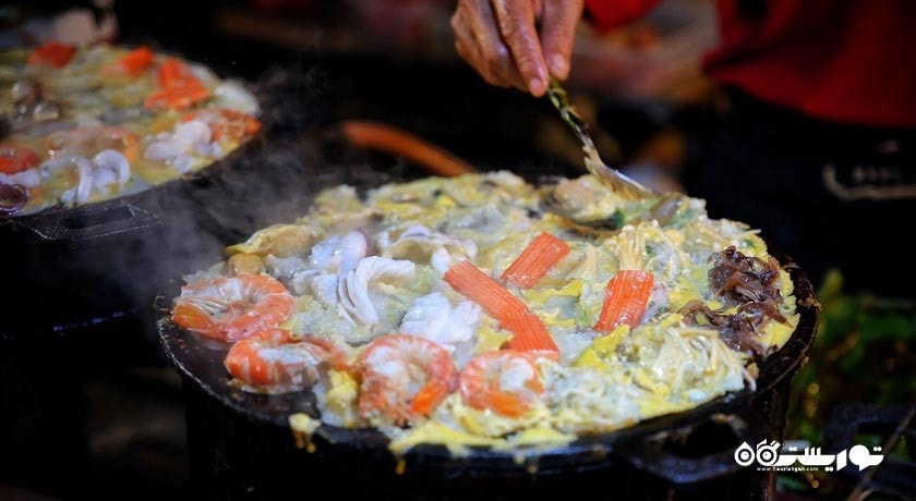 مرکز خرید بازار واکینگ استریت پوکت شهر تایلند کشور پوکت