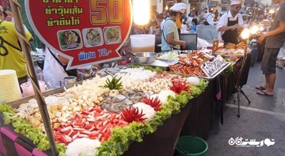 مرکز خرید بازار واکینگ استریت پوکت شهر تایلند کشور پوکت