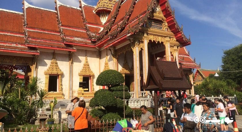 مرکز خرید بازار معبد کارون شهر تایلند کشور پوکت