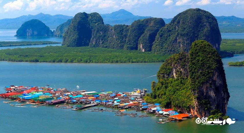 سرگرمی خلیج فانگ نا شهر تایلند کشور پوکت
