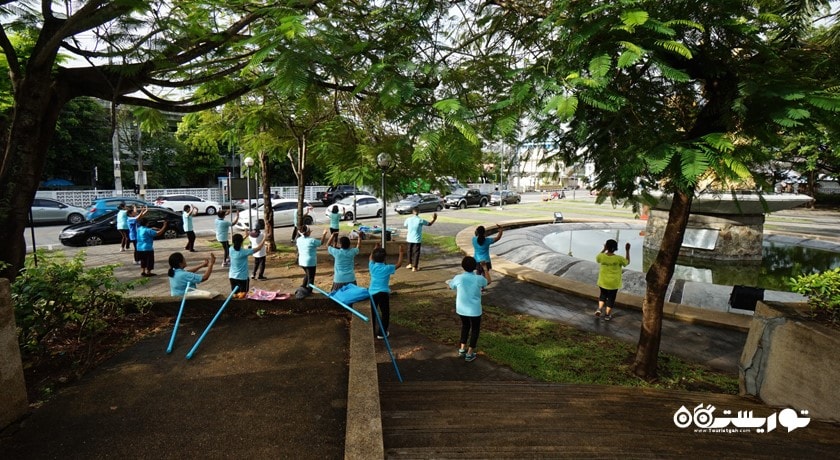 سرگرمی پارک هفتاد و دومین سالگرد تولد ملکه سیریکیت شهر تایلند کشور پوکت