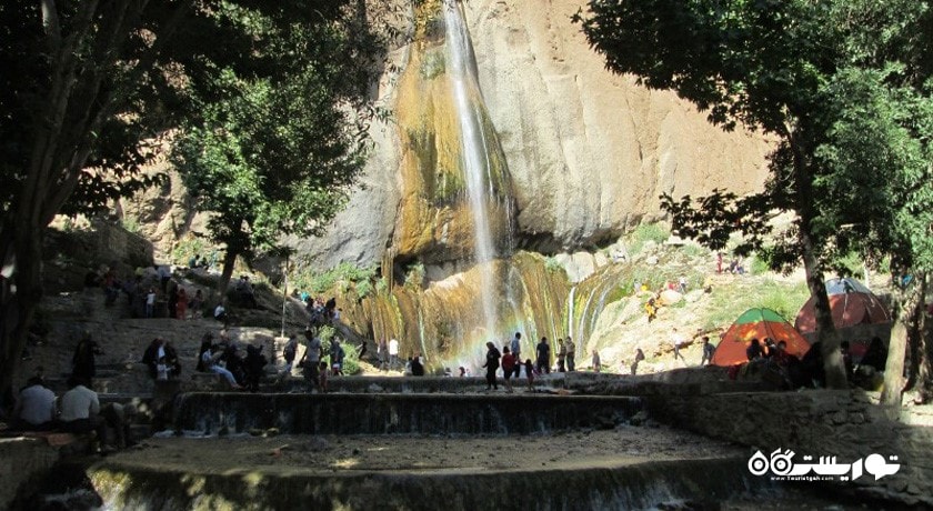  آبشار سمیرم شهرستان اصفهان استان سمیرم