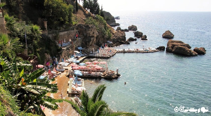 سرگرمی ساحل مرمرلی شهر ترکیه کشور آنتالیا