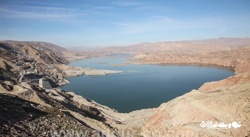  سد و رودخانه سیمره شهرستان ایلام استان بدره