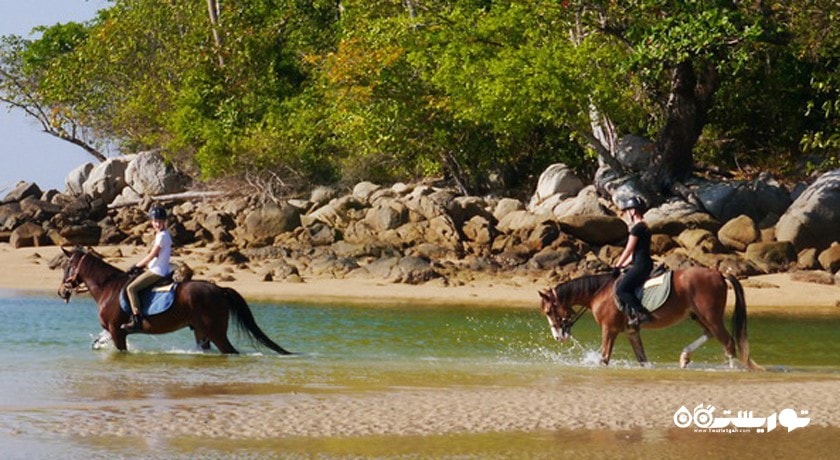سرگرمی اسب سواری در پوکت شهر تایلند کشور پوکت