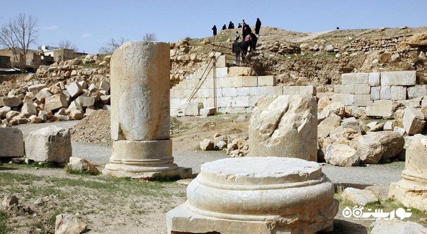  معبد آناهیتا کنگاور شهرستان کرمانشاه استان کنگاور