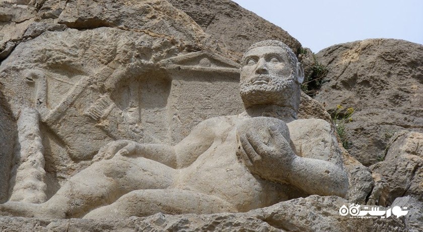  مجسمه هرکول شهرستان کرمانشاه استان هرسین