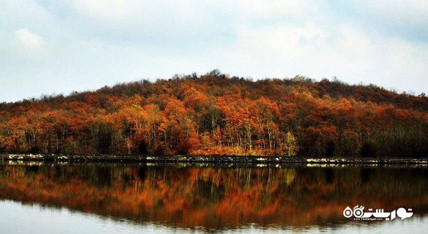  دریاچه سقالکسار شهرستان گیلان استان رشت