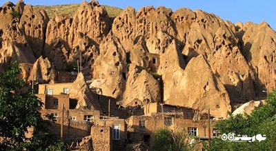  روستای صخره ای کندوان شهرستان آذربایجان شرقی استان اسکو