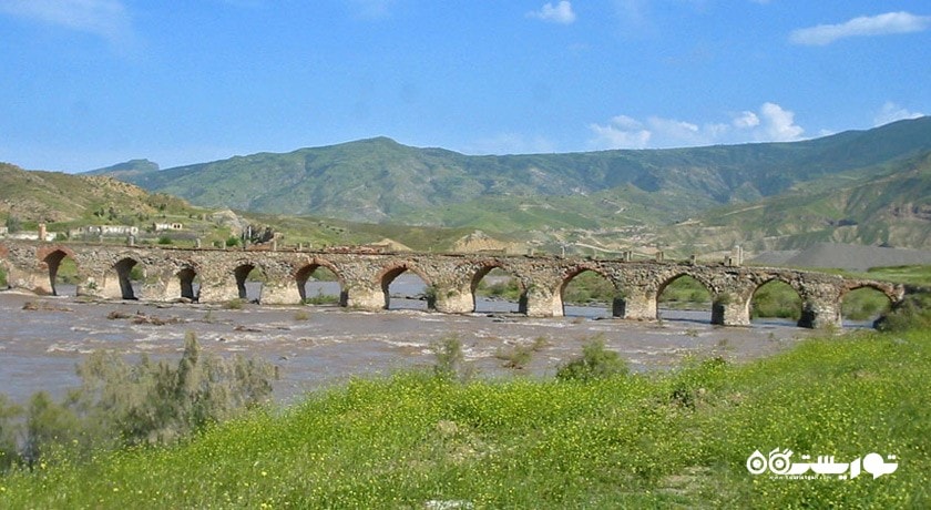 پل خدا آفرین کجاست - شهرستان خداآفرین، استان آذربایجان شرقی - توریستگاه