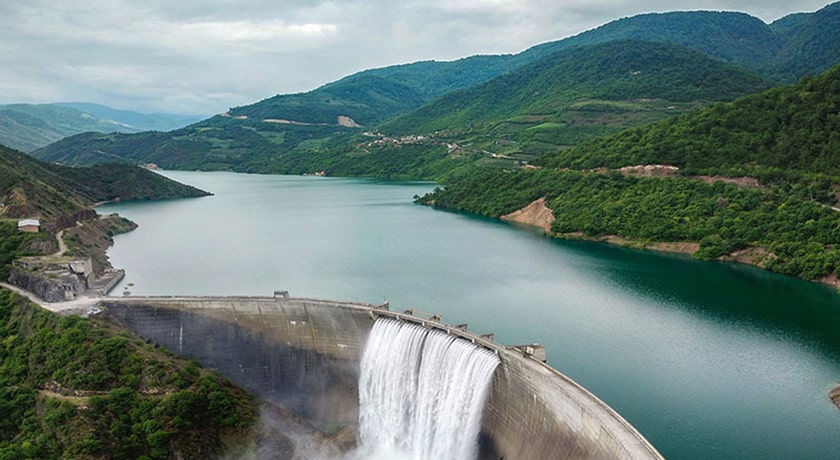  سد سلیمان تنگه (سد شهید رجایی) شهرستان مازندران استان ساری