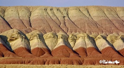  تپه های مریخی گرمسار شهرستان سمنان استان آرادان	