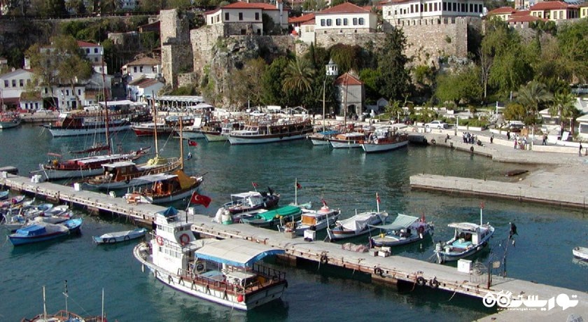  بندر قدیمی آنتالیا شهر ترکیه کشور آنتالیا