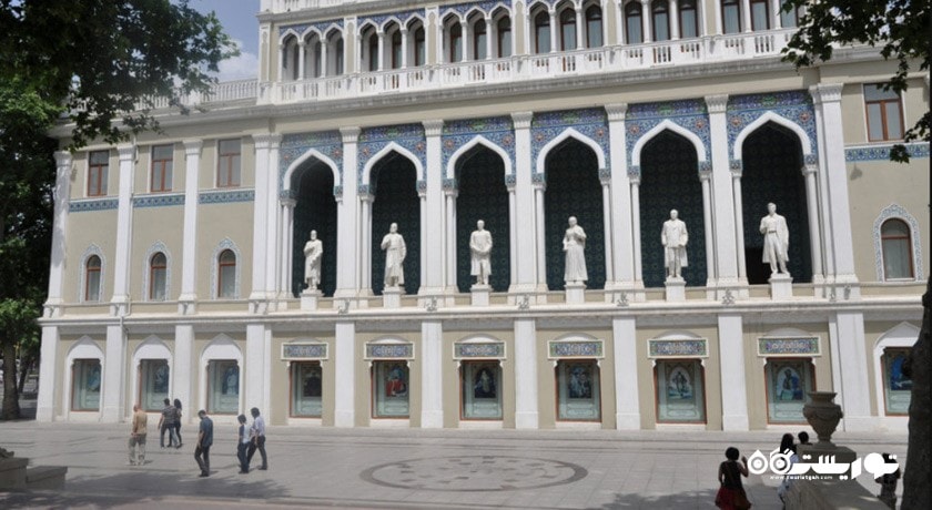  موزه ادبیات نظامی گنجوی شهر آذربایجان کشور باکو