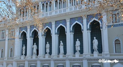  موزه ادبیات نظامی گنجوی شهر آذربایجان کشور باکو