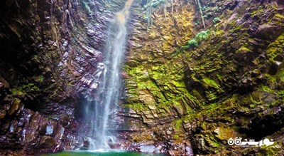  آبشار گزو شهرستان مازندران استان پل سفید